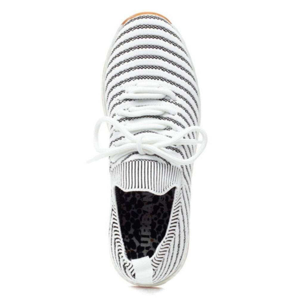 NWT/B J/Slides OPY Urban Sport Sneaker White-Black Women's 6M - Picture 5 of 10